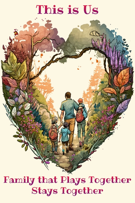 Family Poster 24x36 Inches Template | PosterMyWall