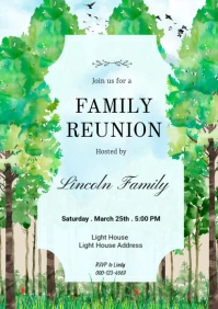 family reunion a4 template