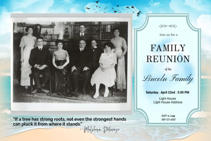 family reunion banner Template | PosterMyWall