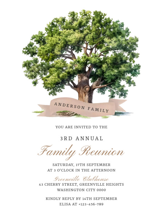 Family Reunion Template PosterMyWall family-reunion-template-postermywall