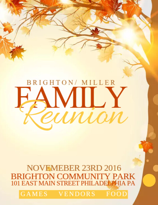 Family Reunion Template PosterMyWall family-reunion-template-postermywall