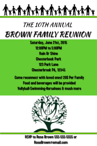 840 Customizable Design Templates for Family Gathering 840 Customizable Design Templates for Family Gathering