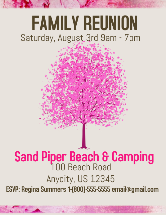 Family Reunion Template PosterMyWall Family Reunion Template PosterMyWall