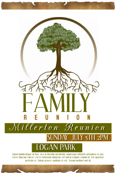 Copy of Family Reunion PosterMyWall Copy of Family Reunion PosterMyWall