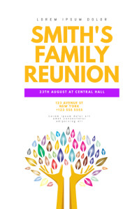 1 780 Family Reunion Customizable Design Templates Postermywall