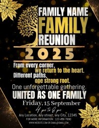 Family Reunion Template Volante (Carta US)