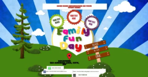 Family Summer Fun Day Event ภาพที่แชร์บน Facebook template