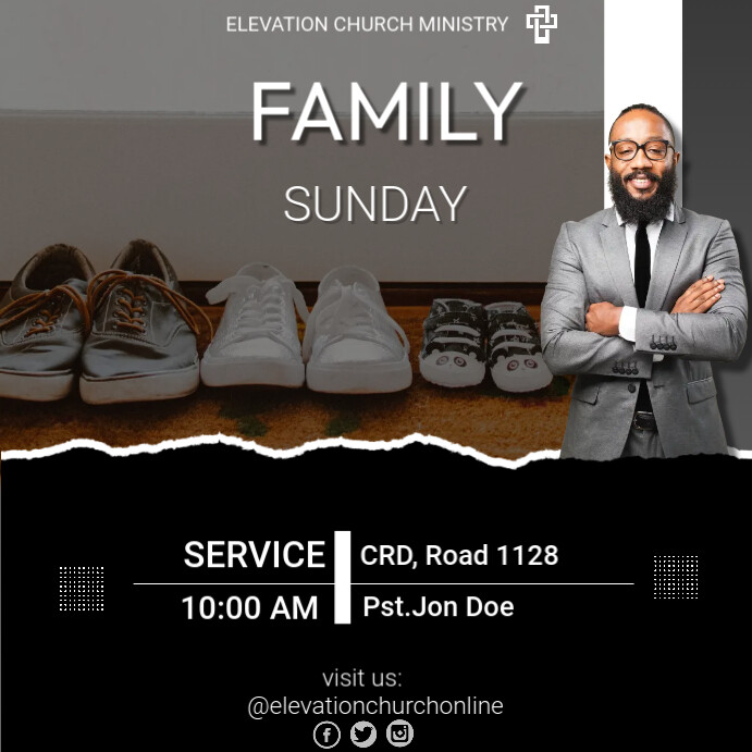 FAMILY SUNDAY (3) Instagram Post template
