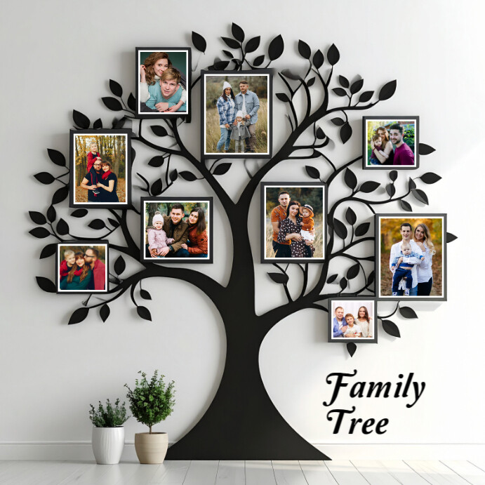 File Tree Poster Family Tree Poster Template | PosterMyWall