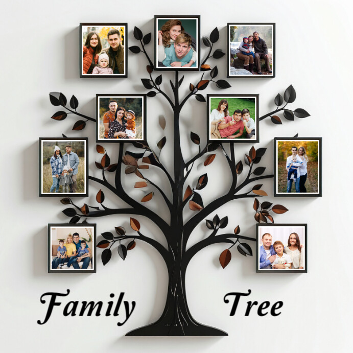 File Tree Poster Family Tree Poster Template | PosterMyWall