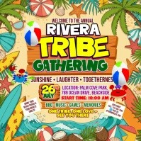 FAMILY TRIBE GATHERING 2025 โพสต์บน Instagram template