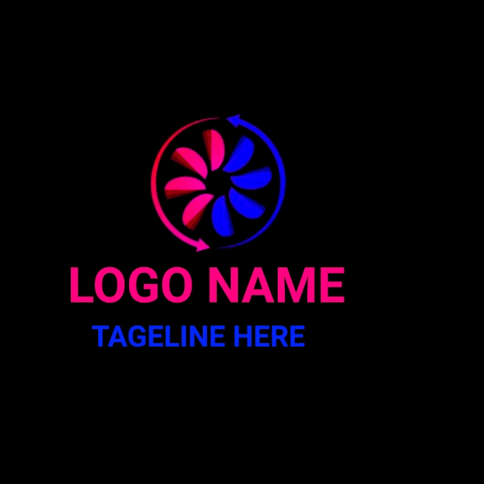 Fan logo template