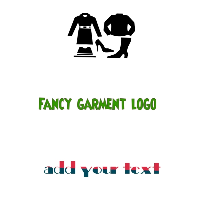 fancy garment template Logo