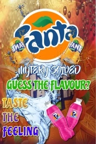 Fanta Flavours Poster template