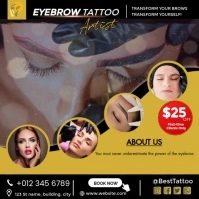 Fantastic Professional Eyebrow Tattoo Services – Enhance Your Natural Beauty Square (1:1) template