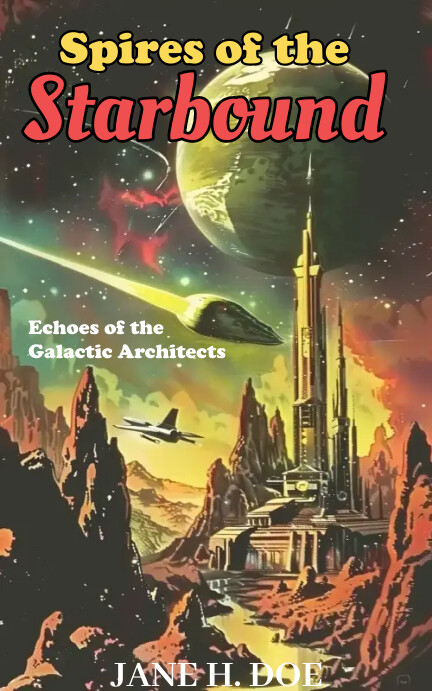 fantasy, space, science fiction, book cover, Kindle/Book Covers template