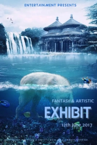 Fantasy and Artistic Exhibit Gráfico de Tumblr template