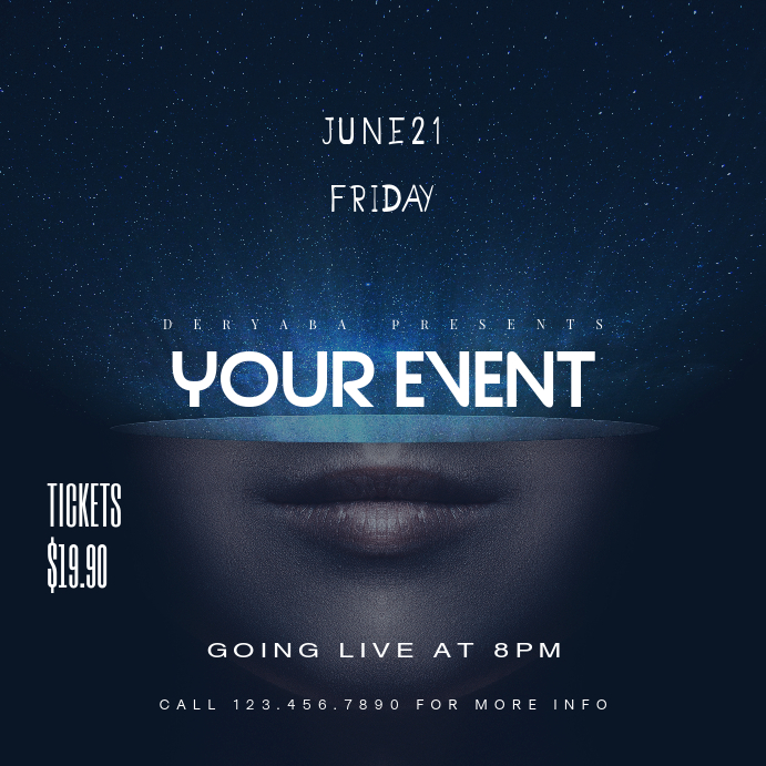 Fantasy Instagram Banner Event Template Postermywall
