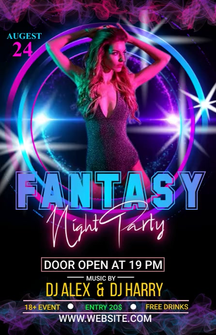 FANTASY NIGHT PARTY (1) Tabloid template