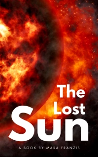 fantasy space related sun supernova book cove Cover ng Libro template