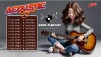Fantasy Style Guitar Art Thumbnail Miniatura de YouTube template