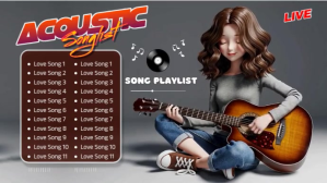 Fantasy Style Guitar Art Thumbnail YouTube-miniature template