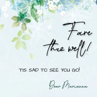 fare thee well Instagram na Post template