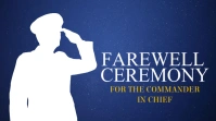 farewell ceremony flyer Digital Display (16:9) template