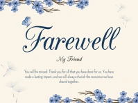 Farewell Presentation template