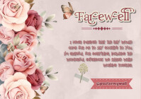 Farewell A5 template