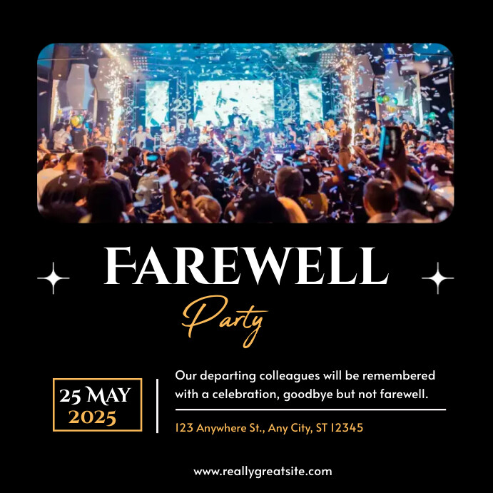 Farewell Flyer Template | PosterMyWall