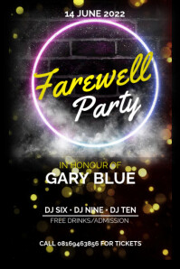 Farewell Party Template | PosterMyWall