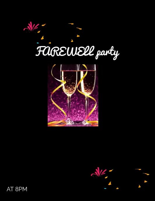 farewell party flyer Template | PosterMyWall