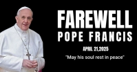 farewell pope francis Facebook Shared Image template