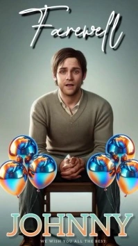 farewell video instagram story post template