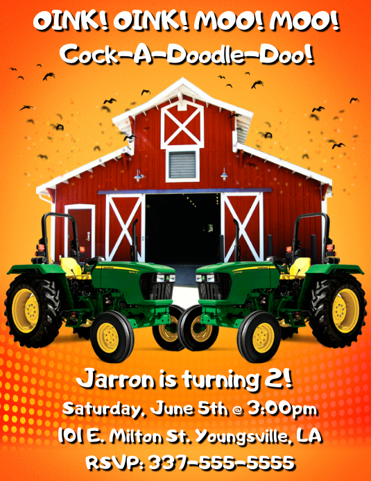 Modele Invitation De Fete D Anniversaire De Tracteur Agricole Postermywall Modele Invitation De Fete D Anniversaire De Tracteur Agricole Postermywall