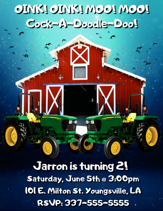 Modele Invitation De Fete D Anniversaire De Tracteur Agricole Postermywall Modele Invitation De Fete D Anniversaire De Tracteur Agricole Postermywall