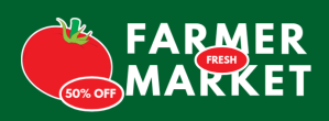 Verde Farmer's Market Promotion Copertina Facebook Template