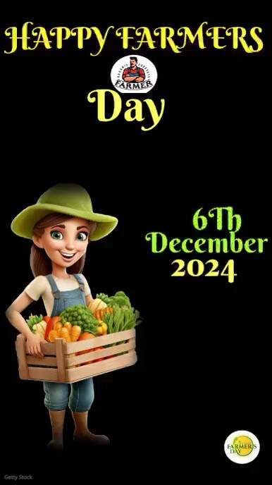 Farmers Day Reel do Instagram template