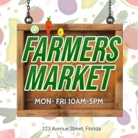 Farmers Market Instagram post template