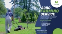 Farming Service Ad Template Affichage numérique (16:9)