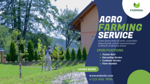 Farming Service Ad Template Digital Display (16:9)