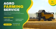 Farming service banner ad auf Facebook geteiltes Bild template