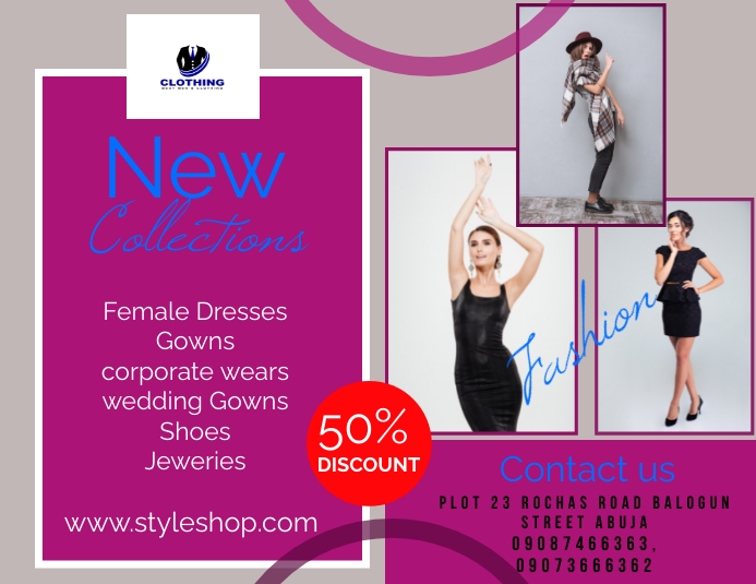 fashion (1) Flyer (US Letter) template