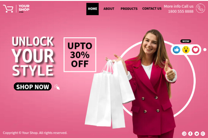 Fashion Apparel Cover Poster template