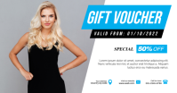 Fashion Apparel Gift Voucher ภาพที่แชร์บน Facebook template