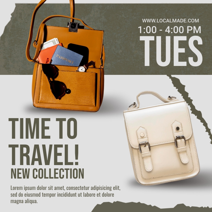 Fashion Bag Ads Template | PosterMyWall