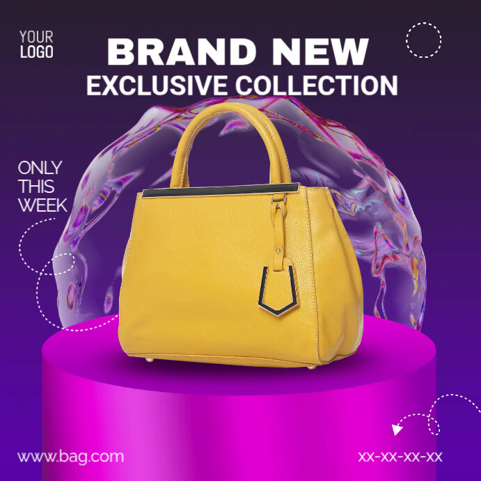 Fashion Bag Ads Template | PosterMyWall