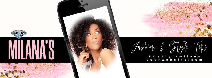 时尚博主社交媒体横幅模板 Postermywall 时尚博主社交媒体横幅模板 Postermywall