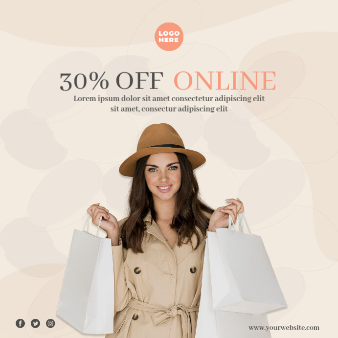 FASHION CLOTH SHOPPING NEW COLLECTION POSTER Template | PosterMyWall